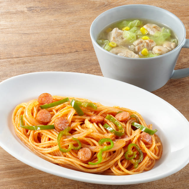 ナポリタンに合うおかず８選と副菜やスープ、おすすめ献立メニュー！献立寺