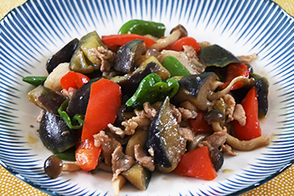 茄子と豚肉ピーマンの中華炒め旬を味わう お手軽レシピ JAグループ