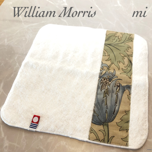 ガーゼタオルをハンカチにリメイク更 紗