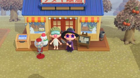 まめきち&つぶきちの写真」たぬき商店で売ってみたみんなのあつ森