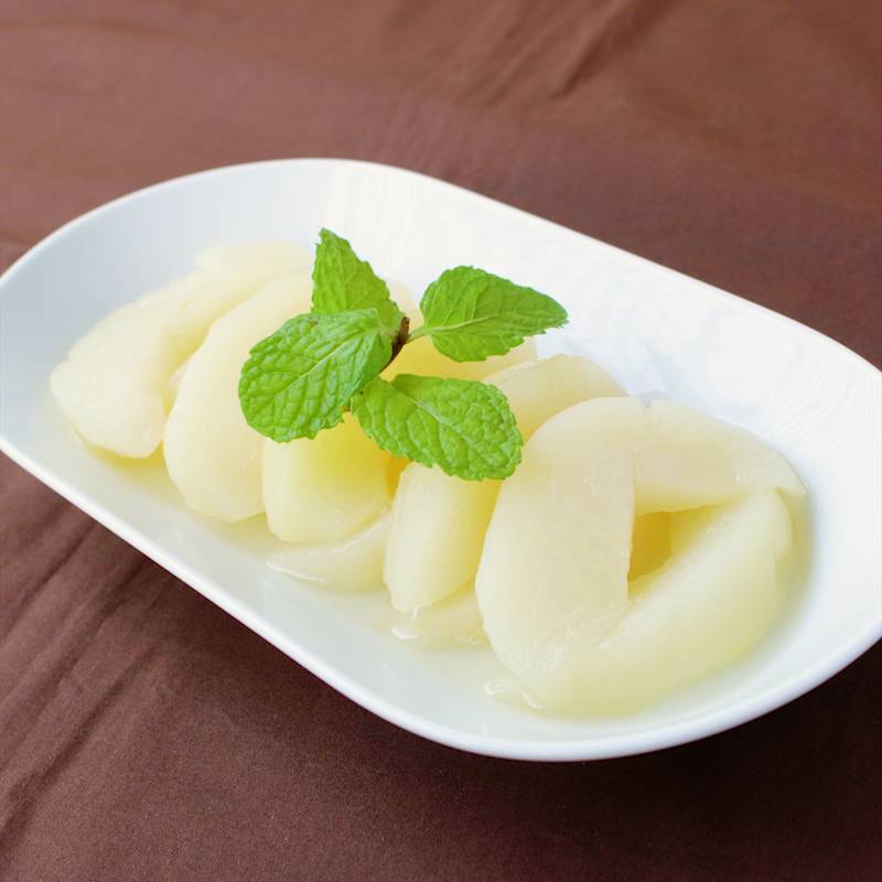 日持ちのする梨のコンポートレシピぎんもく食堂のごはん日記