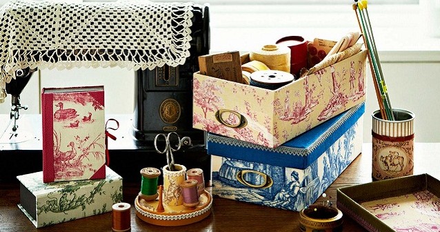 ディズニーランドのお菓子箱リメイク手法