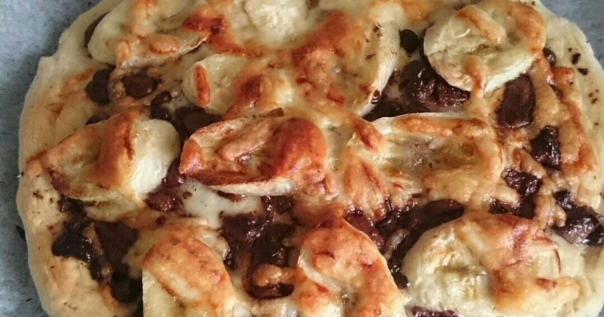 デザート・おやつに☆チョコマシュマロピザ