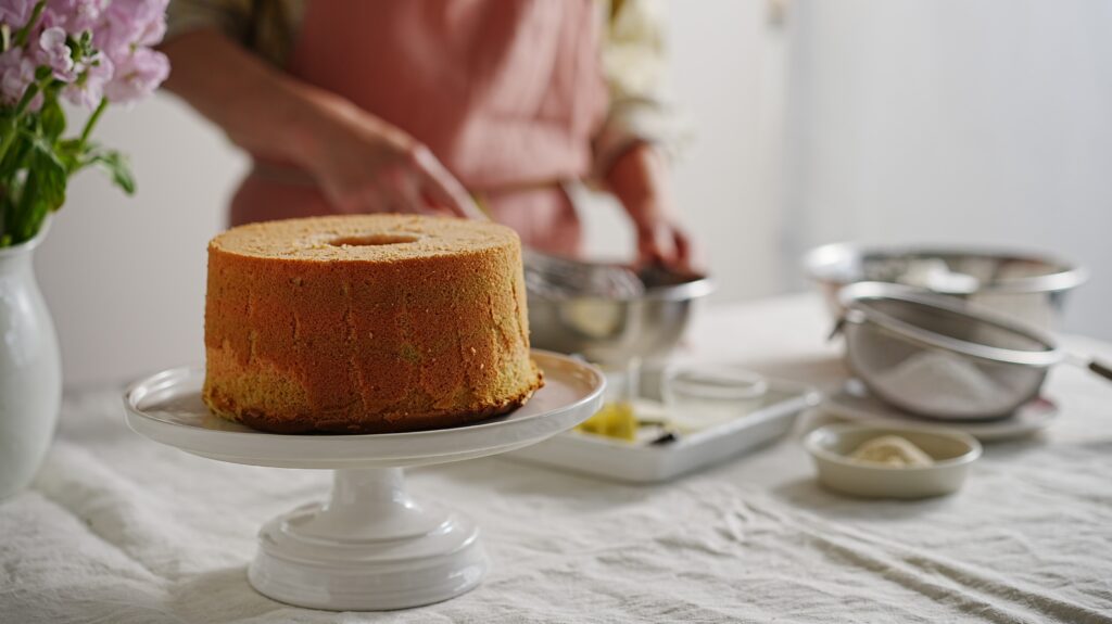 米粉で作る♪クリームシフォンマフィン 砂糖なし