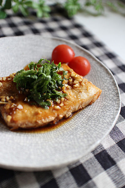 ＊お肌ツヤツヤ♪マグロのテールステーキ＊