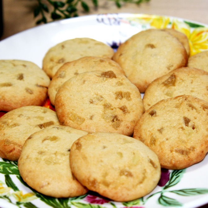 甘酸っぱい美味しさ♪パイナップルコアクッキ