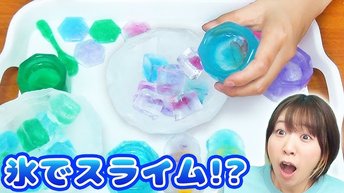 スライム作り方!簡単!ふわふわ~の弾力のあるマシュマロの触り心地!How to make slimes