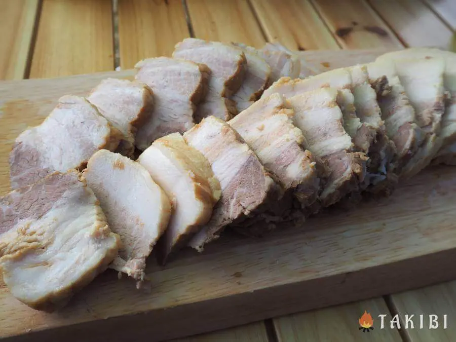 絶品キャンプ飯そのままでも炙ってもおいしい本格豚バラチャーシューGreenfield グリーンフィールド