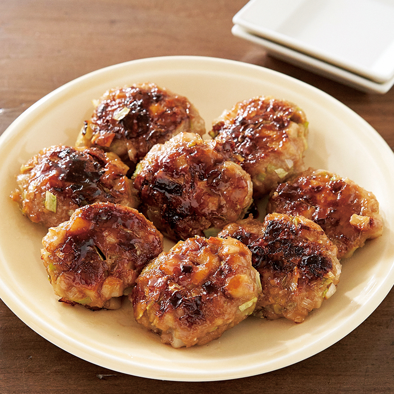 卵なしでもふっくらやわらか!てりてり「豚つくね」のレシピ