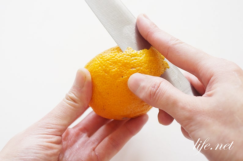 ゆずの飾り切り 「松葉」と「折れ松葉」の切り方 – icoro