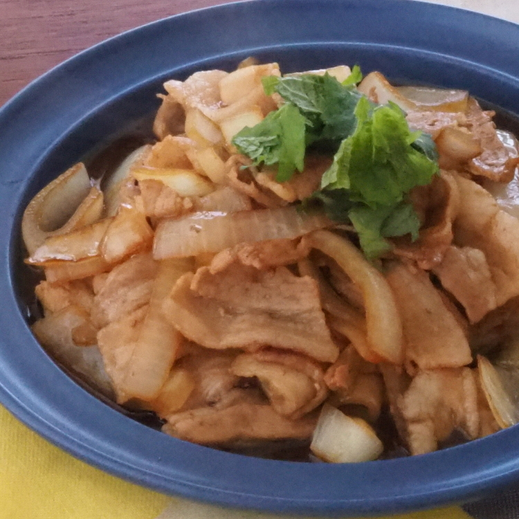 さっぱりサラダ感覚！豚バラのポン酢がけ