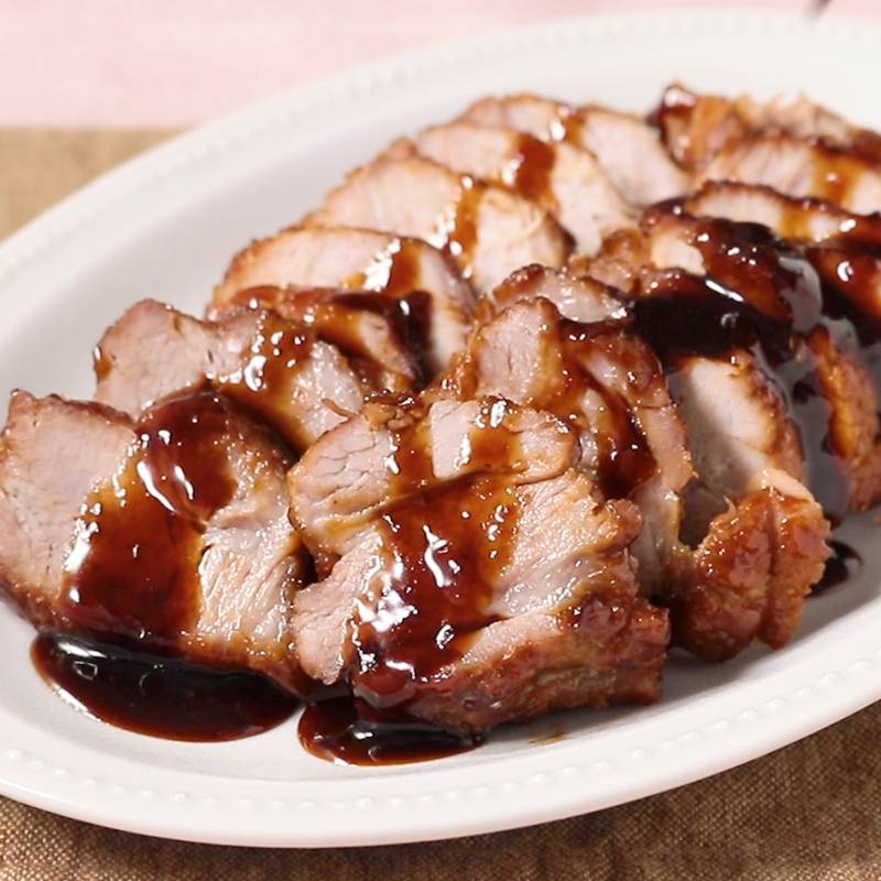 お肉がふんわり♪ 圧力鍋で豚ヒレ煮豚