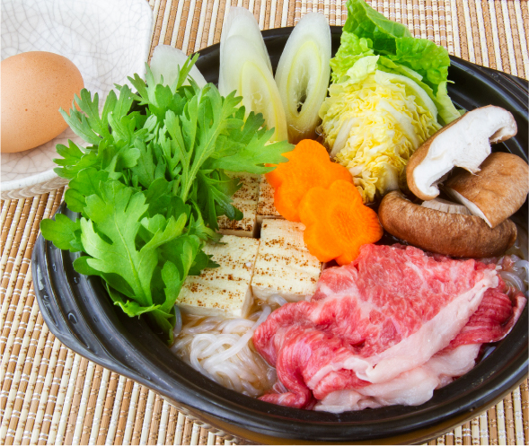 九州づくしの明太子ドーンと1本と牛すき焼き - 博多御膳 ふく鶴 - ごちクル