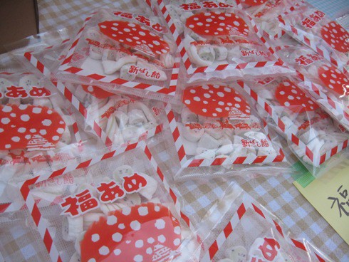 どんど焼きのお団子