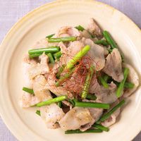 オーブン 豚バラブロックの塩麹レモン焼