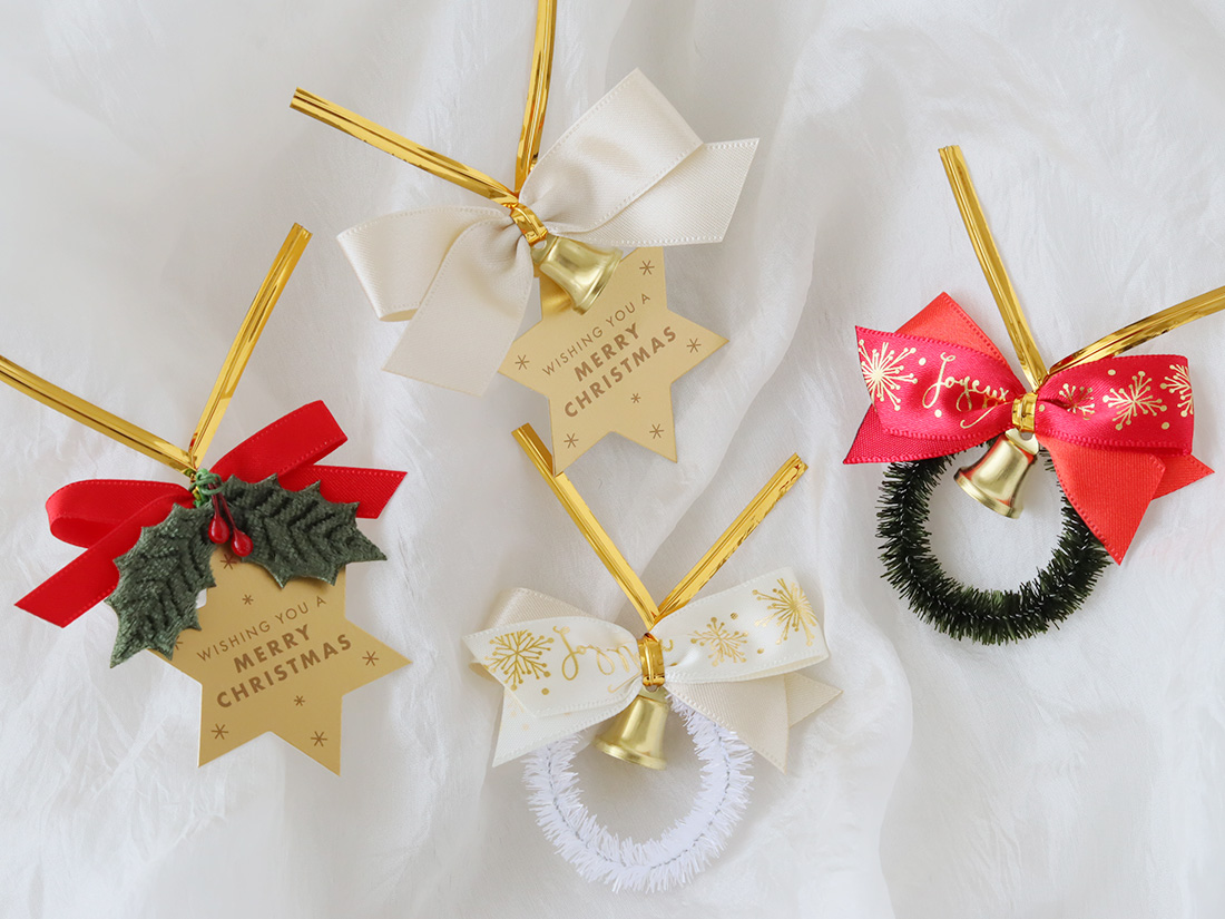 リース ラッピング✨ セロハンと紙で簡単ラッピング♫