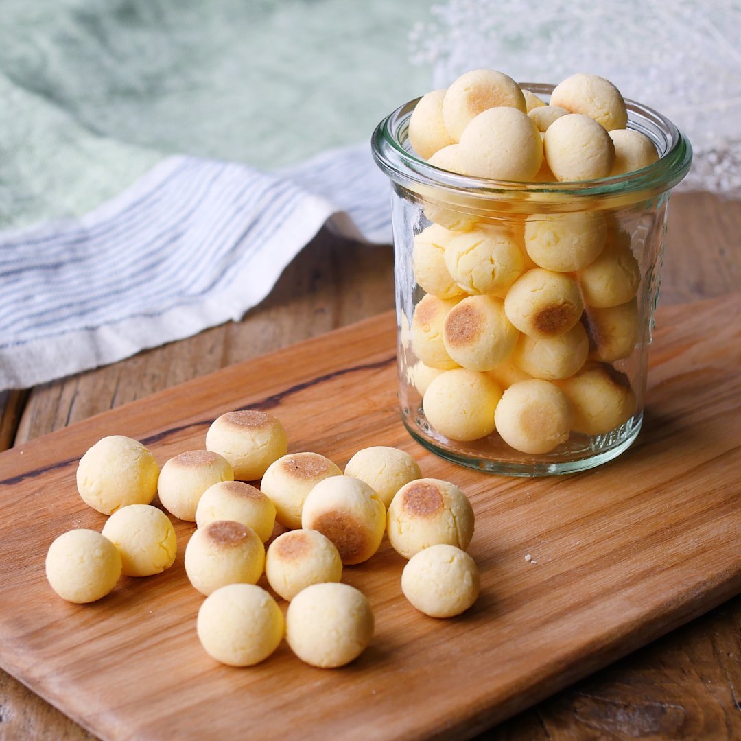 ほっこり。きな粉ボーロの作り方 - 米粉おやつLabo