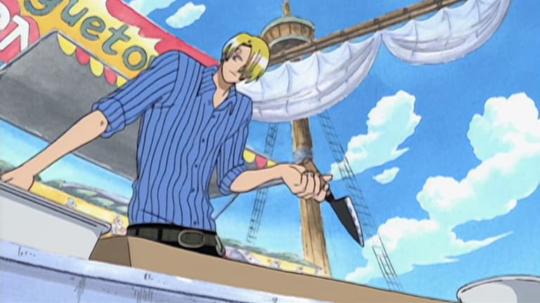 サンジ 料理を作って一服中