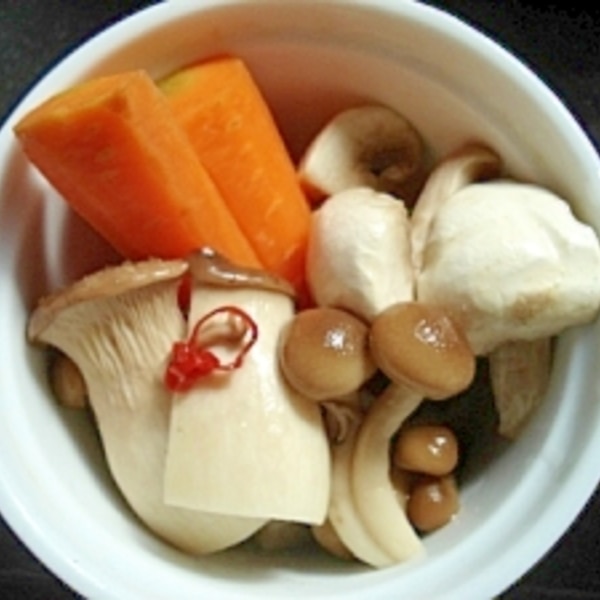 レンジで簡単！きのこマリネ