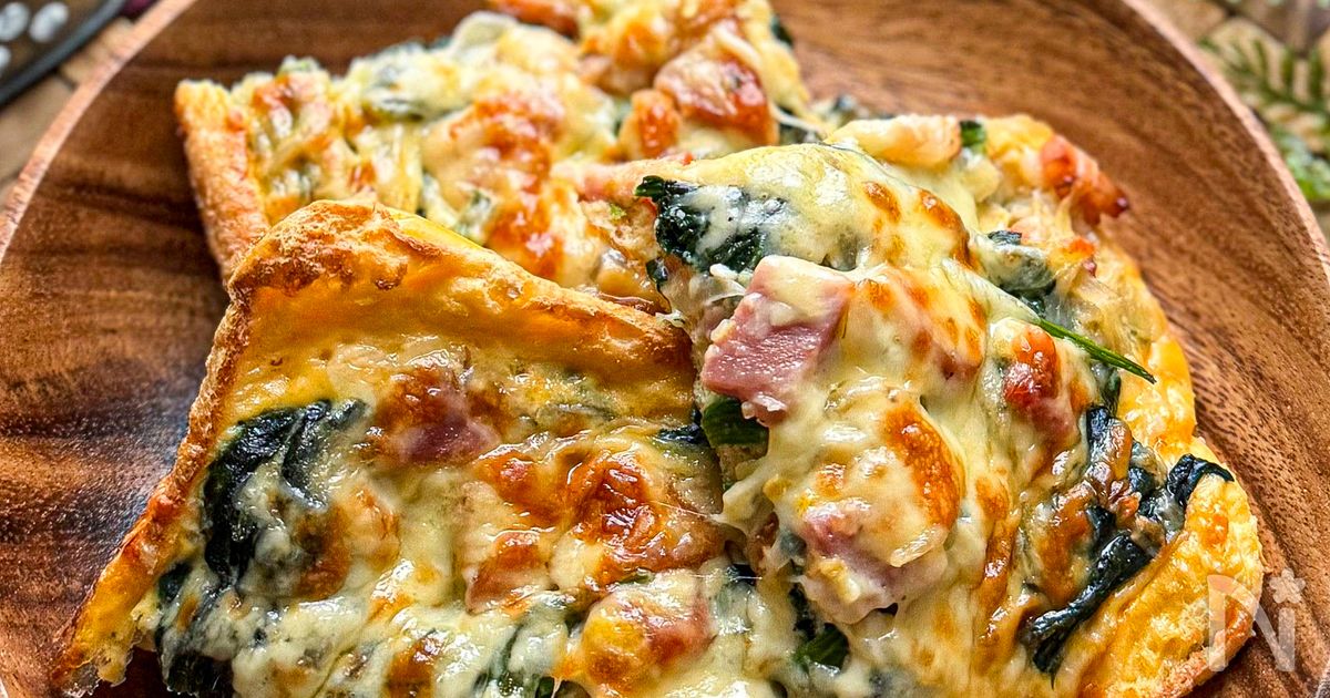 玉子焼き器でキッシュ