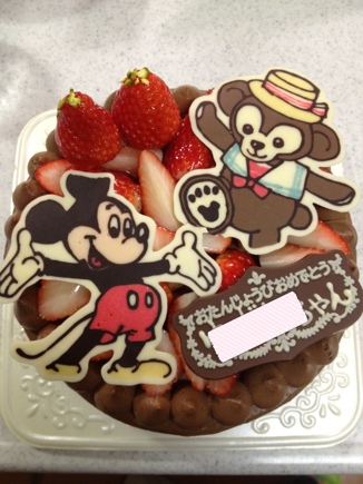 ミッキーのキャラケーキ