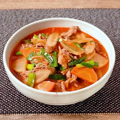 豚汁リメイク！チゲうどん＋＋