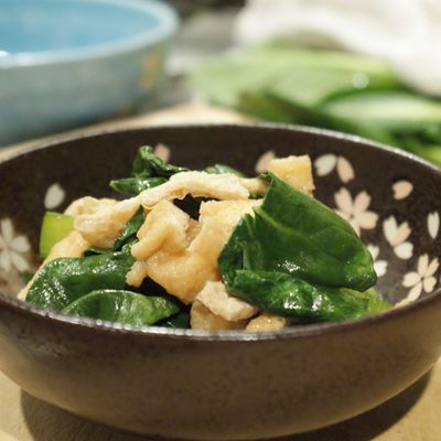 小松菜の煮浸し東芝ライフスタイル株式会社