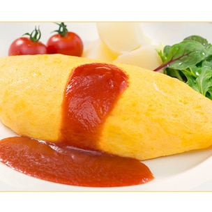 お弁当に 鶏肉のがっつりオムライス