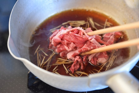 豚なすぶっかけうどん 冷でも温でも◎!パパッと簡単♬