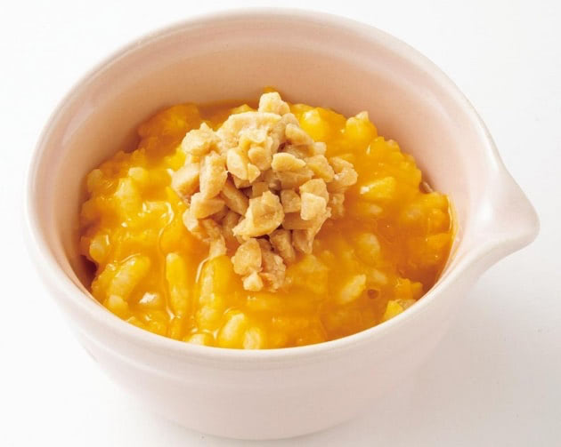 離乳食のアレンジレシピ＞にんじん・かぶのおじや＋鶏ささみ・豆腐坂ノ途中100年先もつづく、農業を