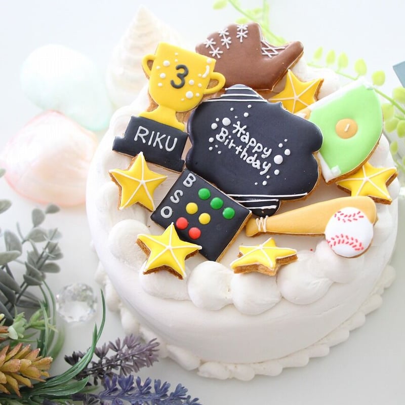 バースデーアイシングクッキーセット 恐竜◎名入れ Atelier10mois アトリエディモワ 公式オンラインショップ