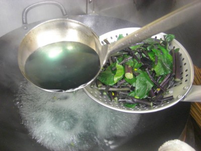 春野菜 紅菜苔 紅菜花 のツナマヨ和え