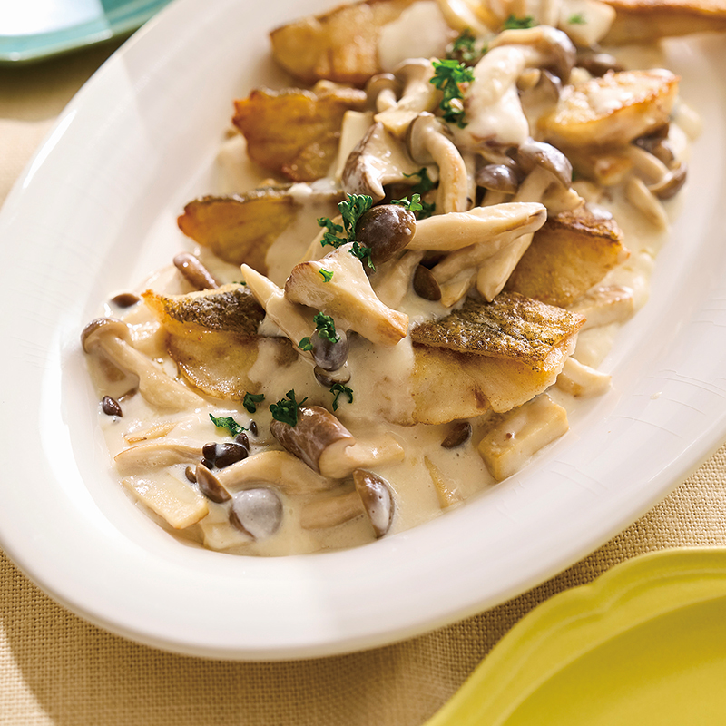 白身魚のムニエル ヨーグルトタルタルソース