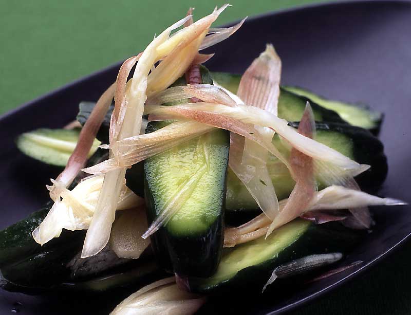 ポリ袋で簡単！一瞬で無くなる きゅうりと茗荷の即席浅漬け