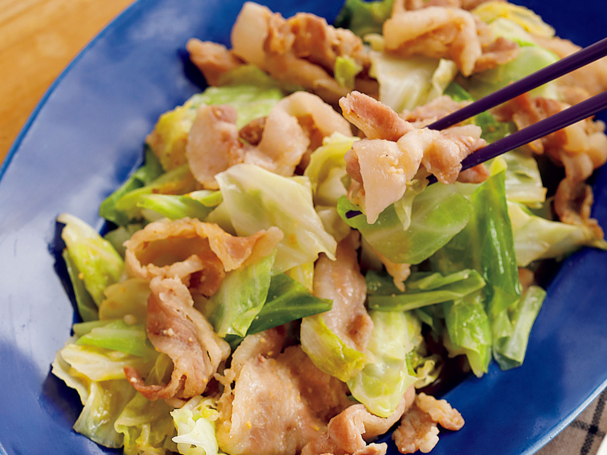 豚肉とキャベツのホイコーロー風