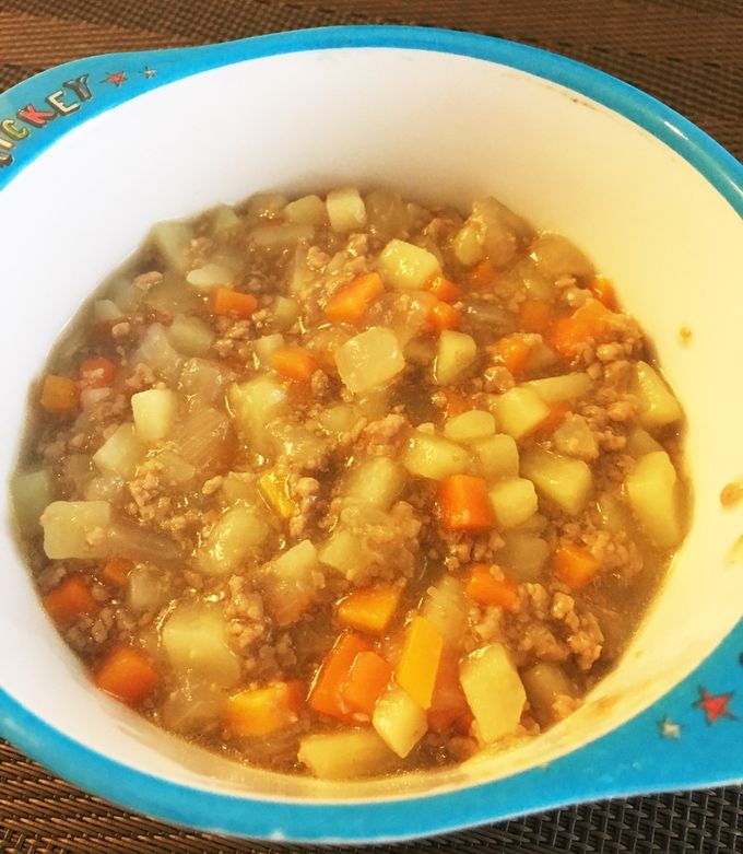 離乳食後期 豚のとろとろ煮物