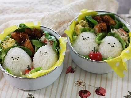 焼きパスタで作るねずこキャラ弁の実験