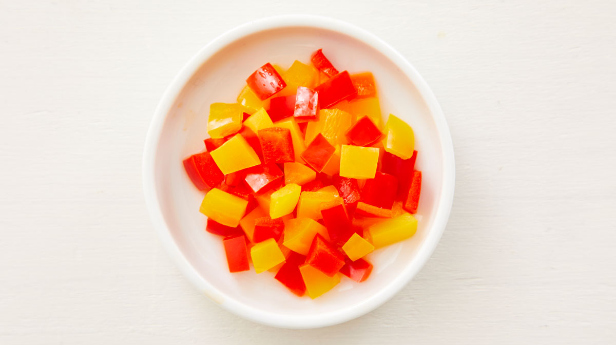 ピーマンの洋風肉詰め