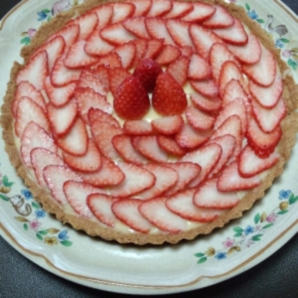 HM＆型なしでお手軽 ブルーベリーバナナタルト