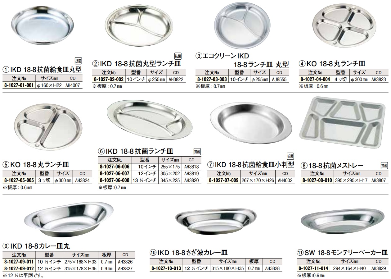 ★ステンレス食器セット 10ケまとめ売り 給食用食器仕切皿ボールBBQ バーベキューキャンプアウトドアに