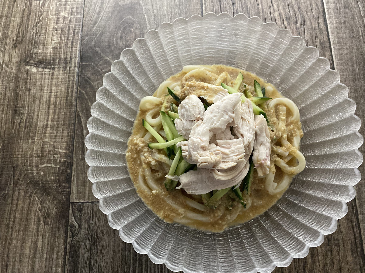 簡単！さっぱり！ 冷やし鶏の薬味うどん