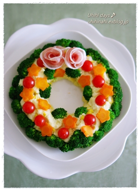 サラダスティックのクリスマス・ポテサラ・ツリー - レシピ集一正蒲鉾株式会社