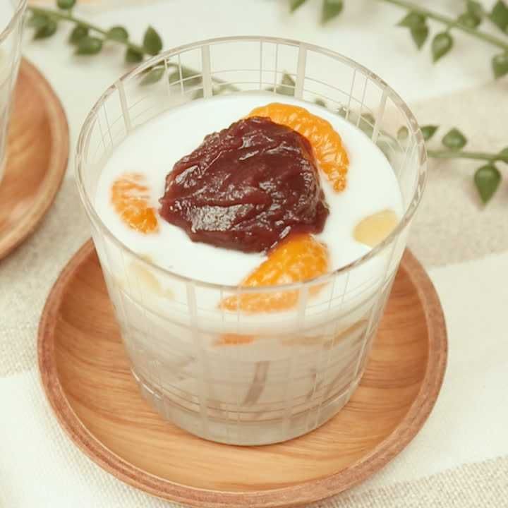 バナナココナッツミルクタピオカ