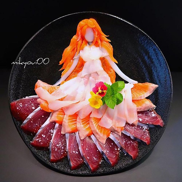 お刺身の盛り付け方 How to food presentation 