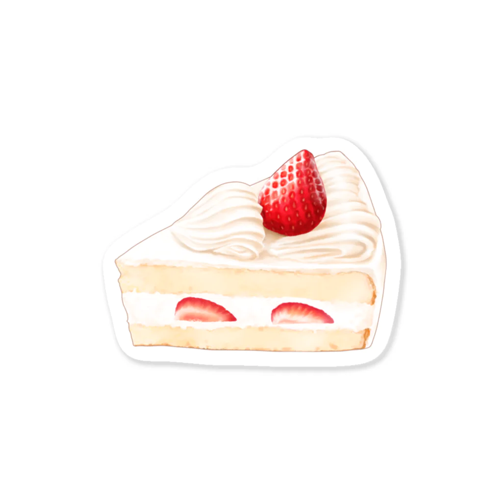 ショートケーキ いちご ケーキ イラスト リアル Stock IllustrationAdobe Stock