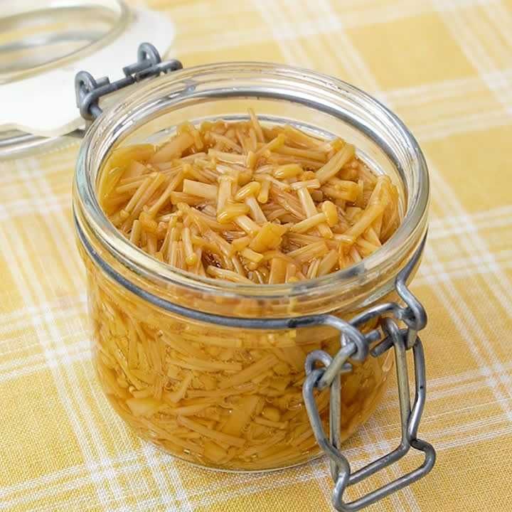 家でも作れる♡えのきなめ茸