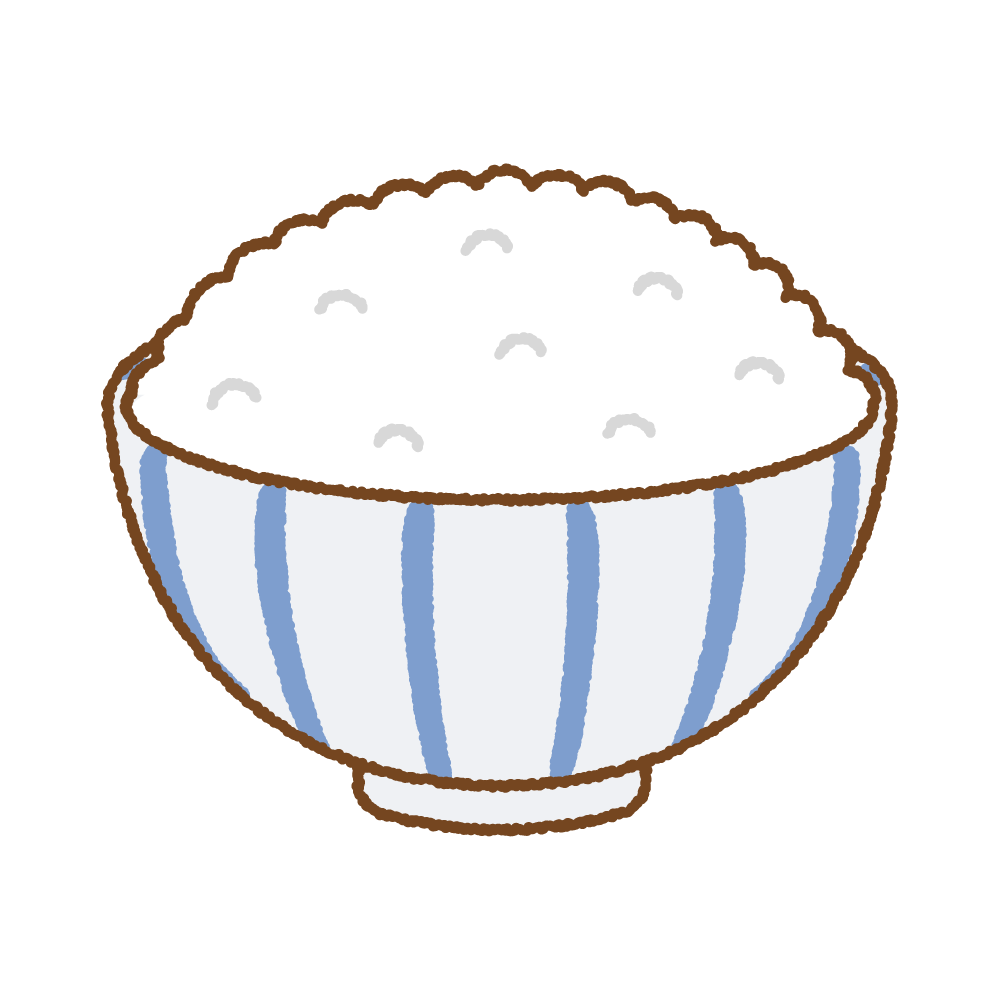 かわいいサングラスのご飯のイラスト素材無料ダウンロード IllustCute