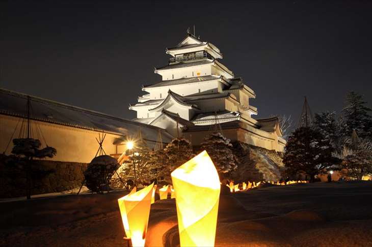 会津絵ろうそくまつり ～ゆきほたる～、福島県会津若松・鶴ケ城の雪まつり | 鈴木です。～鈴木利典 公式ブログ～