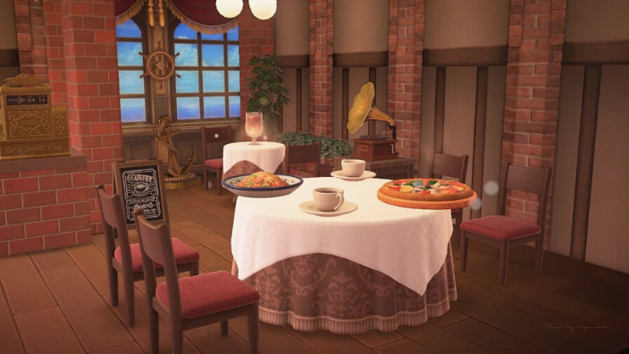 高級レストラン風 あつ森 : ゲームの時間