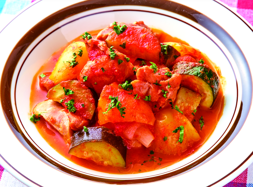 鶏肉と茄子、ズッキーニのガーリック炒め＆尾道「おやつとやまねこ」のプリンが美味しい : SAKE TO RYOURI Powered byライブドアブログ